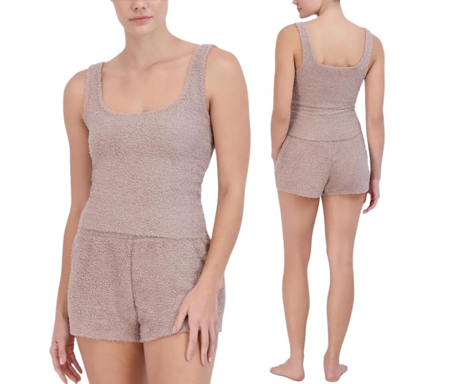 Steve Madden Women's Scoop-Neck Chenille Sleep Tank Top