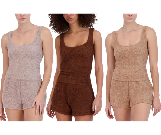 Steve Madden Women's Scoop-Neck Chenille Sleep Tank Top